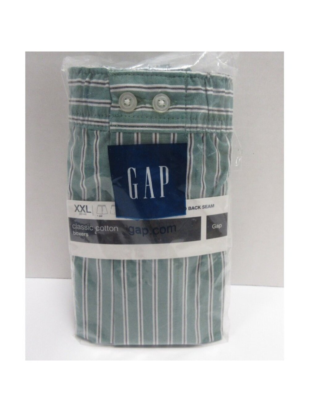 VTG Gap Underwear XXL Boxer Shorts Striped Classic Y2K Deadstock NEW